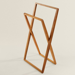 <span class=keywords><strong>Mueble</strong></span> de Exhibición, Estante Organizador de Ropa Moderno de Madera Plegable y Desmontable de Dos Niveles - Product Image 3