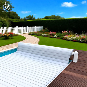 Water Crown Outdoor <b>Inflatable</b> Children's PC Pool Cover Custom Size UV Waterproof Anti Slip Durable Easy Install High Quality - Product Image 2