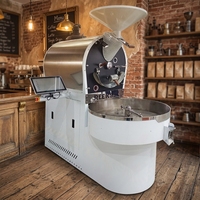 REEKSS Hoge Kwaliteit 6kg 10kg 15kg Koffiebrander Volledig Automatisch Eén-Knops Herhaal Industriële Koffiebrander voor Uw Studio