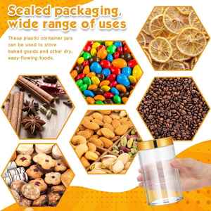 Factory Price 50ml-250ml High Quality Transparent PET Food Grade Jar with <b>Pump</b> Sprayer and Gold Lid for Cosmetic Use - Product Image 4