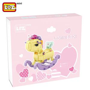 Jouets de construction LOZ <span class=keywords><strong>en</strong></span> <span class=keywords><strong>ligne</strong></span>, mini-blocs <span class=keywords><strong>en</strong></span> plastique pour jouer - <span class=keywords><strong>Cheval</strong></span> <span class=keywords><strong>à</strong></span> <span class=keywords><strong>bascule</strong></span> licorne - Product Image 3