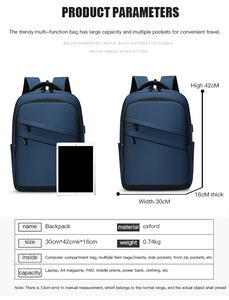 Mochilas Escolares Infantiles con Diseño Geométrico, Cierre Antirrobo, Compartimento para Computadora USB, Personalizables con Logotipo, Oxford, Unisex, Gran Venta - Product Image 5