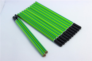 Venta caliente mejor de respetuoso del medio ambiente rayas lápiz HB <span class=keywords><strong>dibujo</strong></span> estándar lápiz con sumergido-con FSC - Product Image 5