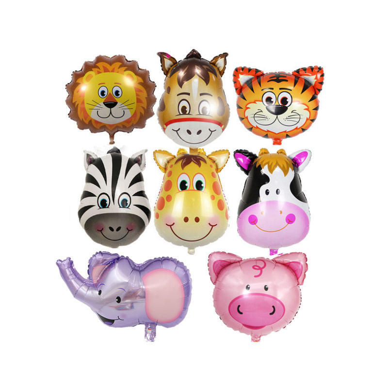 Éléphant De Dessin Animé Mignon Avec Ballons Illustration Vectorielle Isolee Fond Blanc 70323122