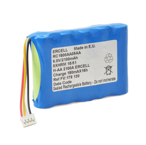 RC1800AA05AA RHINO PODER DE ALTA QUALIDADE 6V 2100mAh Ni-MH Bateria de Substituição para Agilia Fresenius Kabi RC1800AA05AA - Product Image 5