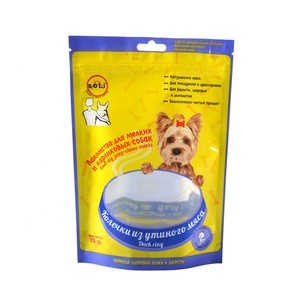 ถุงบรรจุภัณฑ์อาหารสัตว์เลี้ยงแบบตั้งได้พร้อมซิปล็อค ปรับแต่งขนาดและโลโก้ได้ รับผลิตแบบ OEM สำหรับอาหารแมว สุนัข ปลา นม ซูชิ - Product Image 1