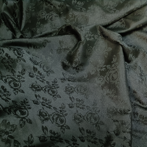 Đen Hoa Thổ Cẩm Jacquard vải cho may DIY trang phục váy ăn mặc quần áo vật liệu - Product Image 2