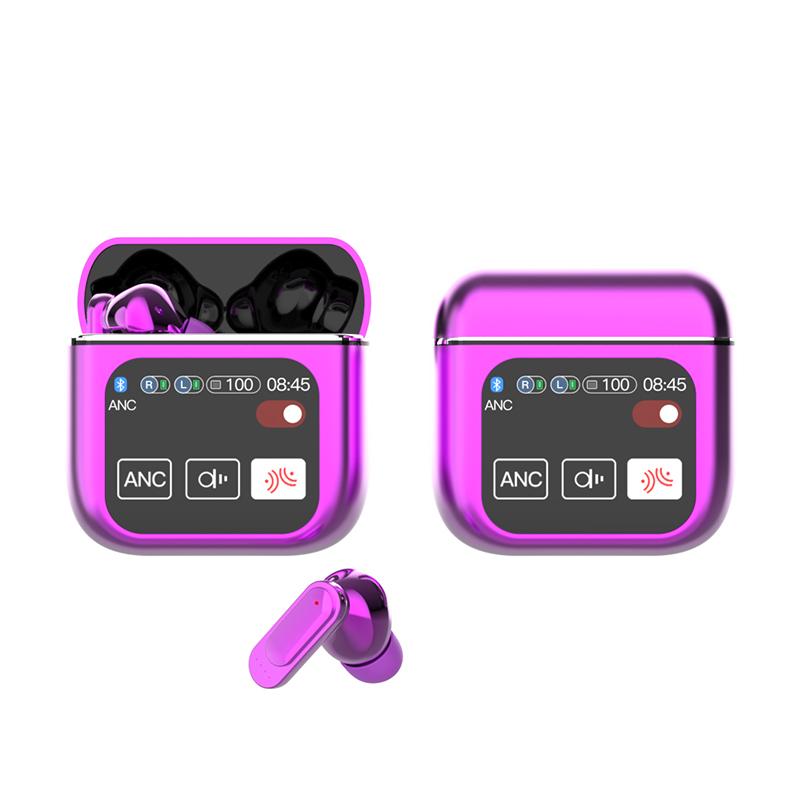Wireless Earbuds,Touch Screen Bluetooth 5.4 Ear Buds,ANC/ENC Noise Cancelling Earphones,IPX5 Waterproof In Ear HiFi Sound Stereo Wireless