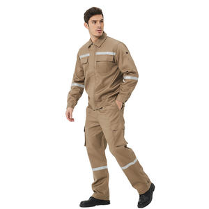 Ensemble de vêtements de travail pour hommes Xk-24-1089, coton 260 g/m², ignifuge, vêtements de protection pour les travailleurs du charbon, de l'industrie chimique et du pétrole - Product Image 3