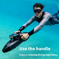 Camolech CM6-1 Propulseur sous-marin portable 650W Double batterie 0,8m/s 4400mAh Moteur pour plongée, snorkeling, surf, SUP, kayak