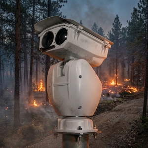 Forest Fire Monitoring Thermal Ptz <b>Camera</b> Cmos Nvr Compatible Long Range Wildfire Detection Infrared Dual Early - Product Image 3