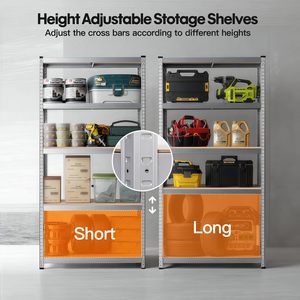 Toptan Ayarlanabilir Çelik Depo Rafları Dayanıklı Yer Tasarruflu <span class=keywords><strong>Metal</strong></span> Alet Rafları İşletmeler ve Garajlar İçin - Product Image 5