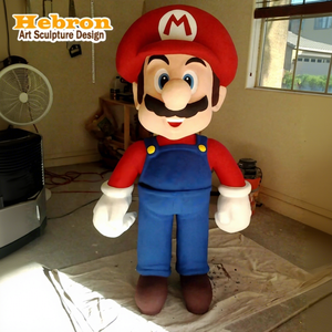 Sculptures sur mesure grandeur nature des frères <span class=keywords><strong>Mario</strong></span>, statue de <span class=keywords><strong>Mario</strong></span> <span class=keywords><strong>et</strong></span> <span class=keywords><strong>Luigi</strong></span> pour la décoration des centres commerciaux - Product Image 1