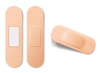 Plâtre médical en PVC de premiers soins dans diverses formes pansement adhésif pansement plâtre