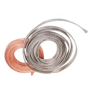 Hot bán 8awg mặt bích tĩnh nối đất Jumper/liên kết cáp 10mm ² bện dây đồng cho busbar và các ứng dụng công nghiệp - Product Image 5