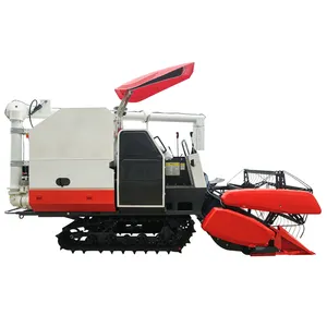High Quality Farm 4LZ-6.0 Full Feed Rice Harvester Agricultural Machinery Large Grain Combine Harvester Price In Bangladesh