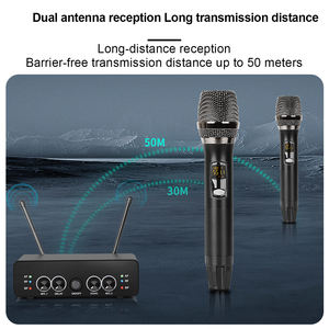 Micrófono Inalámbrico Portátil Ligero Profesional OEM R1 para Karaoke - Product Image 4