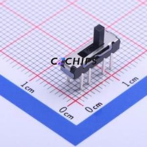 K3-2336D-L1 Slide Switch Through hole Component (THT) Switch Double Pole Three Throw Rectangle Pin Header PC Pin 13mm - Product Image 1