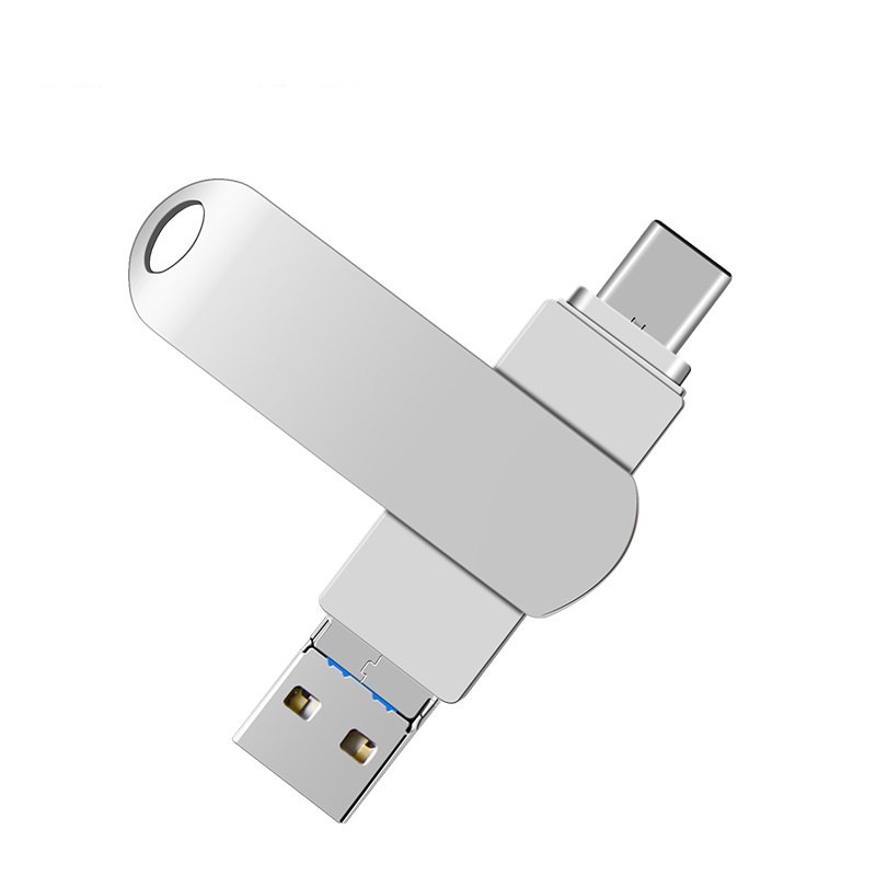 Лидер продаж 2021, Многофункциональный OTG usb флеш-накопитель 3 в 1 64 ГБ 3,0 для Type-C/телефонов/Micro USB/компьютера с индивидуальным логотипом