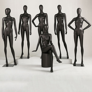XINJI venta al por mayor <span class=keywords><strong>de</strong></span> moda tonto modelos Sexy <span class=keywords><strong>dama</strong></span> maniquíes mate negro <span class=keywords><strong>completo</strong></span> <span class=keywords><strong>cuerpo</strong></span> <span class=keywords><strong>de</strong></span> maniquí - Product Image 3
