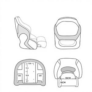 Asientos Marinos de Lujo Personalizados para Yates y Embarcaciones de Aluminio y Fibra de Vidrio, Suministros Marinos de Lujo para Comercio Electrónico Transfronterizo - Product Image 3