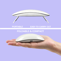 Lampe à ongles UV LED portable Quanyan Nail Holly, mini et mignonne, avec durcissement rapide 365+405nm et garantie d'un an pour une utilisation à domicile et en salon