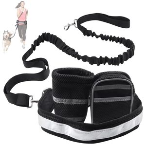 Set Guinzaglio e <span class=keywords><strong>Collare</strong></span> per Cani in Nylon <span class=keywords><strong>Hans</strong></span>-Free di Alta Qualità, con Borsa, Riflettente e Regolabile, Ideale per la Corsa - Product Image 1