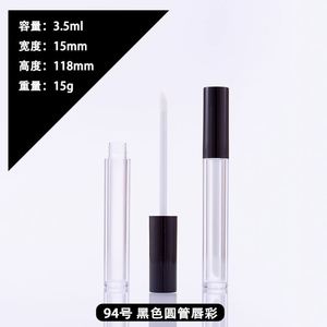 Tube vide pour brillant à lèvres et rouge à lèvres, rond, multicolore, 3,5 ml, moulé par <span class=keywords><strong>injection</strong></span>, transparent, pour couleur à lèvres, fourniture de matériaux pour tubes cosmétiques - Product Image 4