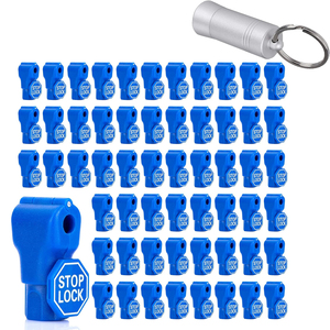 Hookei EAS Security <b>Display</b> <b>Hook</b> Stop Lock Catch Anti-theft Hard Tag Stoplock for Retail Shop with a key - Product Image 4