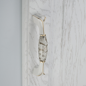 Lilong Blanco Europeo armario simple de cerámica manija de la puerta del gabinete del Gabinete americano cajón <span class=keywords><strong>mango</strong></span> pequeño - Product Image 5