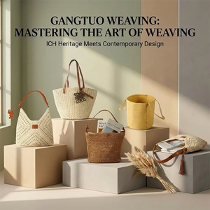 Borsa Tote da Donna all'Uncinetto <span class=keywords><strong>in</strong></span> Cotone con Motivo Geometrico, Ecologica, Moda Invernale, Stile Bohemien, per Shopping Quotidiano Estivo - Vendita all'Ingrosso - Product Image 6