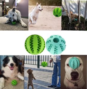 New Durable Eco-Friendly Interactive Dog <b>Puzzle</b> Food Dispenser Silicone Chew <b>Toy</b> Ball with Leakage-Proof Design - Product Image 4