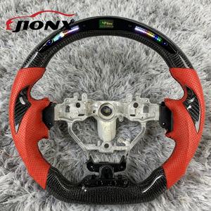 Volant de voiture pour Lexus <span class=keywords><strong>ES</strong></span> IS GS LS NX RX ES200 ES300 ES350 Series, volant personnalisé en fibre de carbone avec LED - Product Image 5