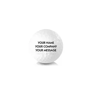Bola Golf Golf kualitas tinggi dengan Logo kustom OEM