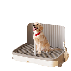 Inodoro gris para mascotas, cajón pequeño para perros, evita empujar <span class=keywords><strong>las</strong></span> <span class=keywords><strong>heces</strong></span>, fácil <span class=keywords><strong>de</strong></span> cambiar y lavar, envía el catéter urinario, caja <span class=keywords><strong>de</strong></span> arena para mascotas - Product Image 1