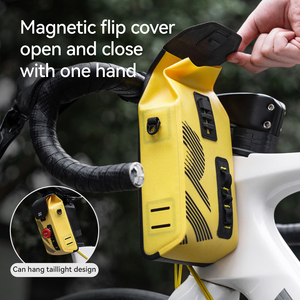<span class=keywords><strong>Bolsa</strong></span> Impermeable para <span class=keywords><strong>Manillar</strong></span> de Bicicleta ROCKBROS - <span class=keywords><strong>Bolsa</strong></span> para Tubo Superior y Sillín para Bicicletas de Carretera/MTB/<span class=keywords><strong>Gravel</strong></span>/Plegables - Product Image 5
