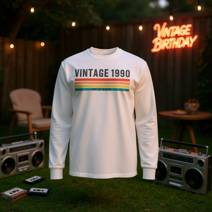 เสื้อยืดแขนยาววินเทจปี 1990 รุ่นวันเกิดครบรอบ 35 ปี รุ่นลิมิเต็ดอิดิชั่น - Product Image 3