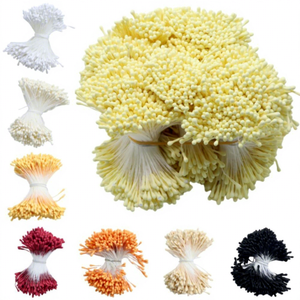 Mini Pistilos Florales Mate de Amplia Gama de Colores, 2mm, 4000 Piezas, Algodón Hecho a Mano, Flores Artificiales DIY para el Día de la Madre y Navidad - Product Image 1