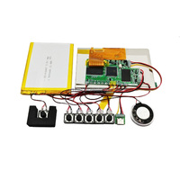 Brochure vidéo TFT LCD personnalisée de 4.3 pouces Kits d'accessoires publicitaires marketing de cartes-cadeaux numériques