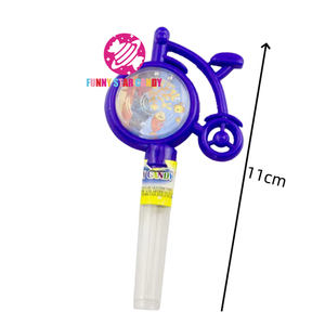 Juego de laberinto con forma de bicicleta de dibujos animados, caramelos personalizados Dulces <span class=keywords><strong>Al</strong></span> Por Mayor, forma de bicicleta, prensa rellena, tableta, juguete de caramelo - Product Image 4