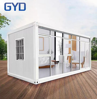 Maison préfabriquée à construction rapide 20 pieds 40 pieds maison modulaire en conteneur pliant petite maison en conteneur bureau à domicile