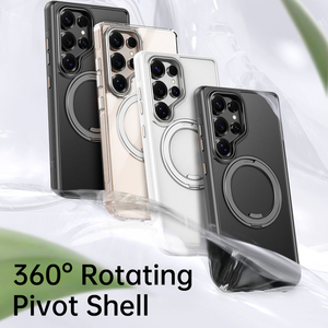 Vente en gros de nouveaux produits de luxe à succès, TPU+PC magnétique, amortissement, engrenage <span class=keywords><strong>360</strong></span> °   Étui de téléphone super anti-chute pour <span class=keywords><strong>Samsung</strong></span> S26 S25 Ultra - Product Image 2