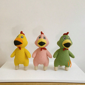 Juguete Interactivo de Peluche para Mascotas, Pollo de Dibujos Animados con Sonido, Juguete Divertido para Perros y Gatos, Juego en Interiores - Product Image 3