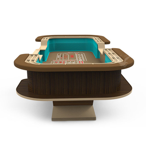 طاولة كرابس احترافية من YH مصنوعة من MDF+الخشب+مادة PU بأرجل على شكل V عالية الجودة، ملحقات قمار فاخرة بألوان مخصصة - Product Image 3