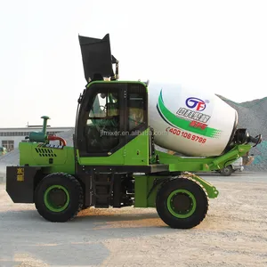 mixer vehicle 2.6cbm bidirectional driving self-loading concrete mixer truck