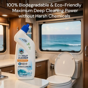 Limpiador de Inodoros Ultra Potente con Aroma a Brisa Marina, Producto Líquido en Envase de 500 ml - Product Image 3