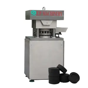 Philippines Price Manual Small Scale Coconut Shell Bamboo Coal Mold Press Making Rotary Type Shisha Charcoal Briquettes Machines