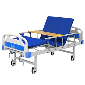 Cama de Enfermería Multifuncional con Manivela Manual de ABS, Fabricada a Medida, con Función de Elevación y Giro del Respaldo para Residencias de Ancianos - Product Image 1