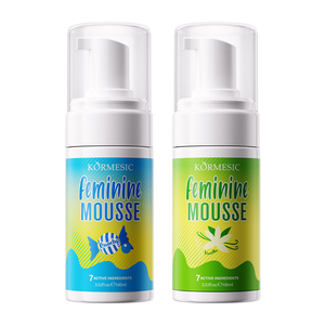 Kormesic Mousse Intime Certifiée Bpom 100ml Soin Féminin Mousse Vanille Bubble Gum Lavage Moussant pour l'Hygiène Intime Féminine - Product Image 4