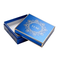 Emballage en carton rigide de luxe personnalisé de haute qualité, boîtes cadeaux avec couvercle amovible blanc, emballage artisanal